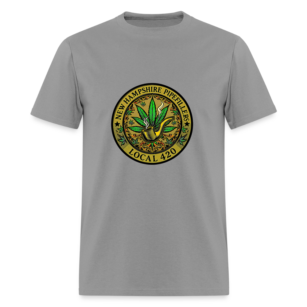 NEW HAMSHIRE PIPEFILLERS LOCAL 420 Men's T-Shirt - rock