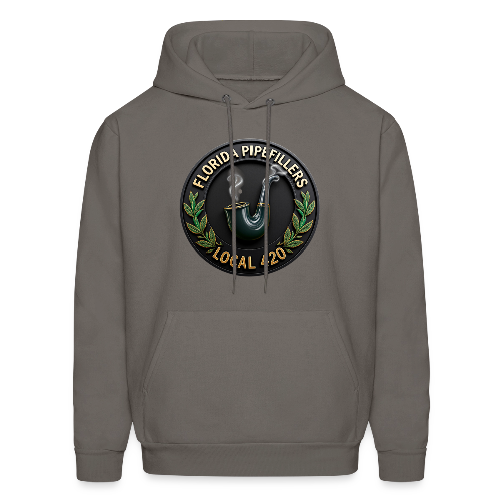 FLORIDA PIPEFILLERS LOCAL 420 F/B DESIGN Men's Hoodie - asphalt gray