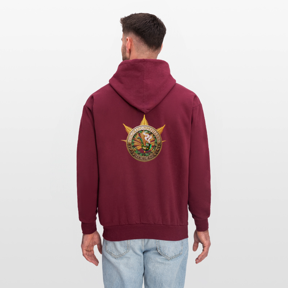 COLORADO PIPEFILLERS LOCAL 420 Men's Hoodie - burgundy