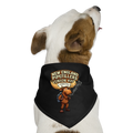 NEW ENGLAND PIPEFILLERS LOCAL 420 MOOSE TRAILS Dog Bandana - black