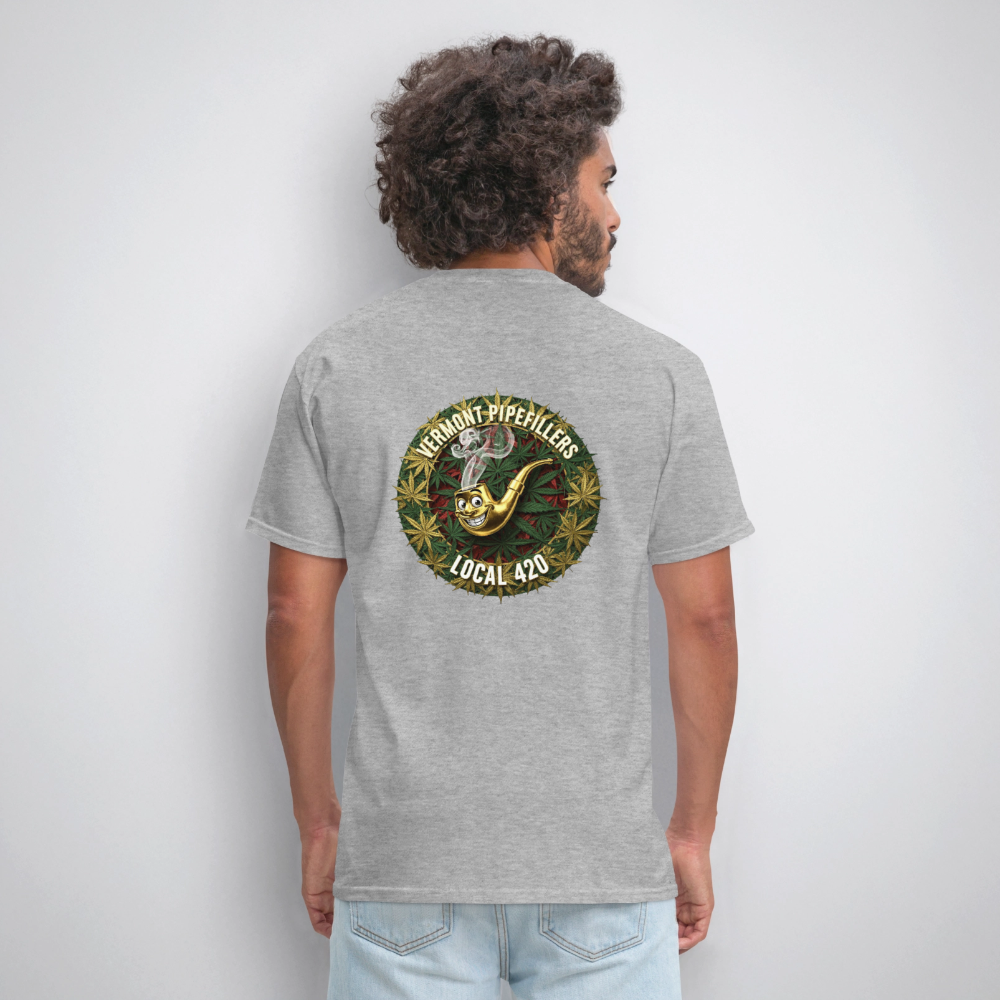 VERMONT PIPEFILLERS LOCAL 420 Men's T-Shirt - heather gray