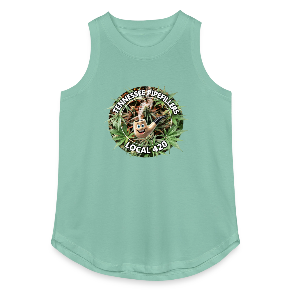 TENNESSEE PIPEFILLERS LOCAL 420 Women's Relaxed Tank Top - saltwater