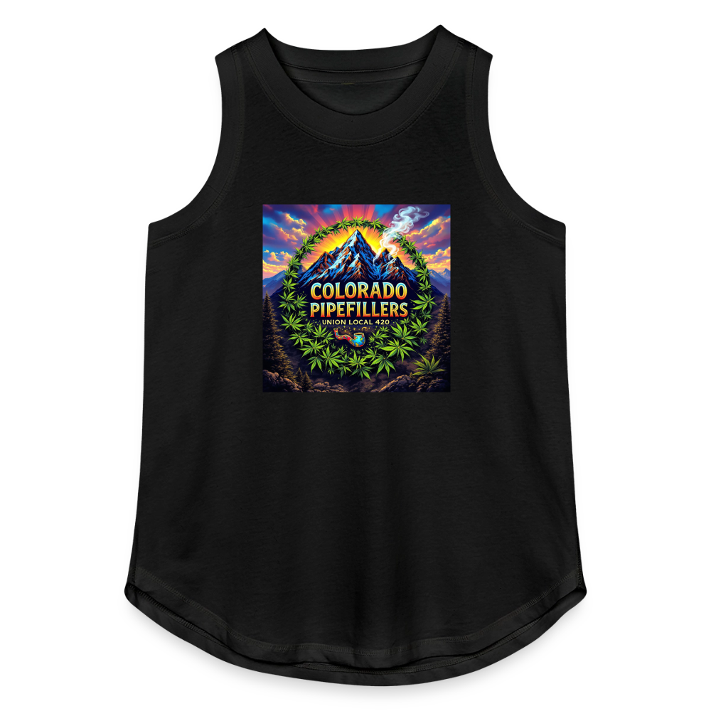COLARADO PIPEFILLERS LOCAL 420 Women's Relaxed Tank Top - black