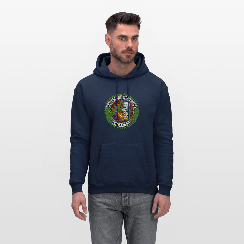 WASHINGTON PIPEFILLERS LOCAL 420 Men's Hoodie - navy