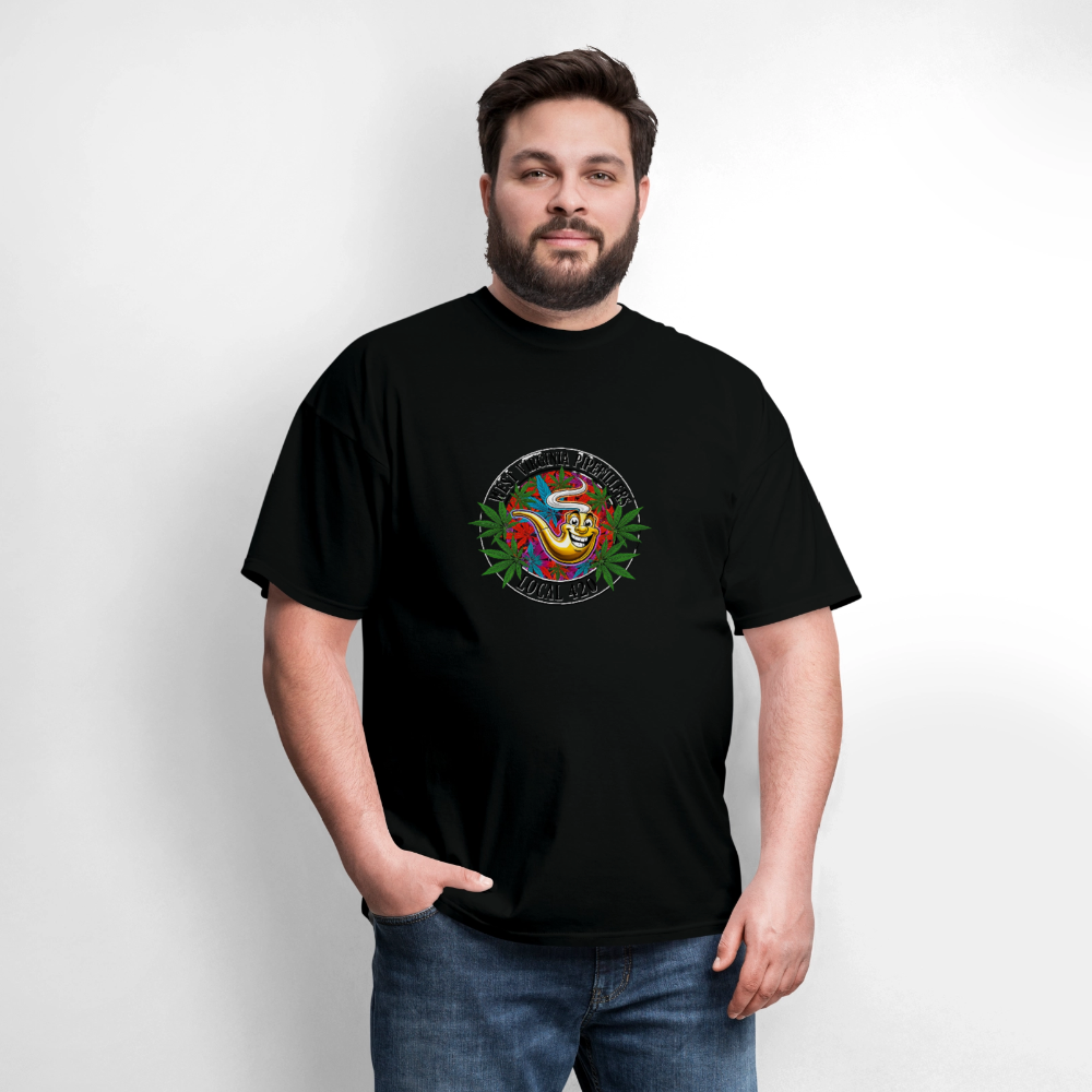 WEST VIRGINIA PIPEFILLERS LOCAL 420 F/B DESIGN Men's T-Shirt - black