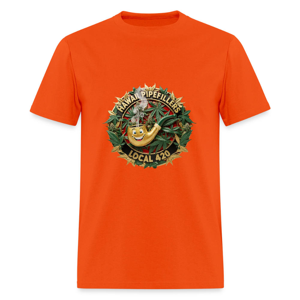 HAWAII PIPEFILLERS LOCAL 420 Men's T-Shirt - orange