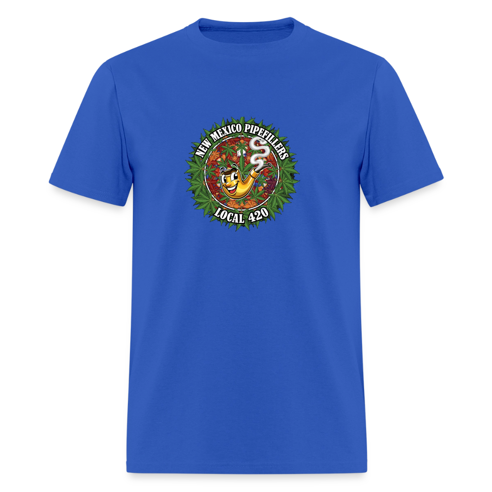 NEW MEXICO PIPEFILLERS LOCAL 420 MEN'S T-Shirt - royal blue