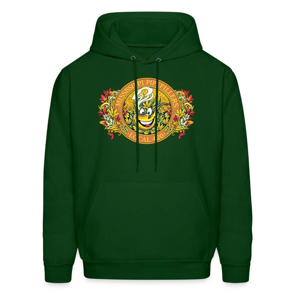 MISSISSIPPI PIPEFILLERS LOCAL 420 F/B DESIGNS Men's Hoodie - forest green