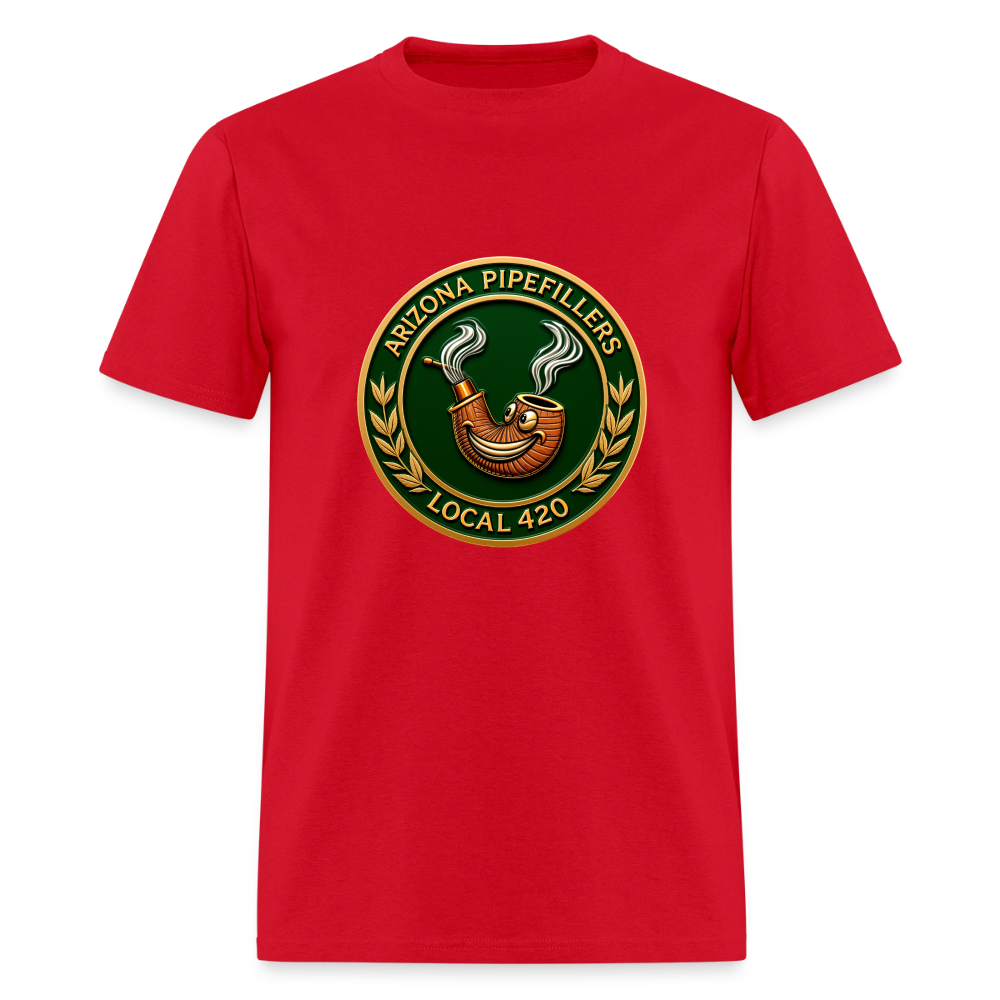 ARIZONIA PIPEFILLERS LOCAL 420 F/B DESIGN Men's T-Shirt - red