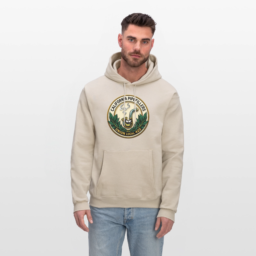 CALIFORNIA PIPEFILLERS UNION LOCAL 420 Men's Hoodie - Sand