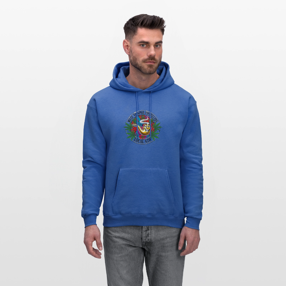 WEST VIRGINIA PIPEFILLERS LOCAL 420 F/B DESIGN  Men's  Hoodie - royal blue