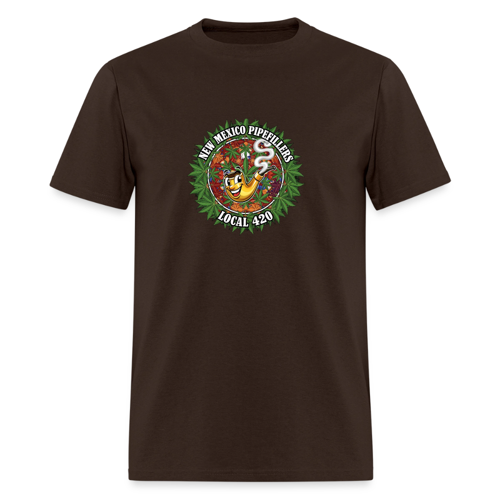 NEW MEXICO PIPEFILLERS LOCAL 420 MEN'S T-Shirt - brown