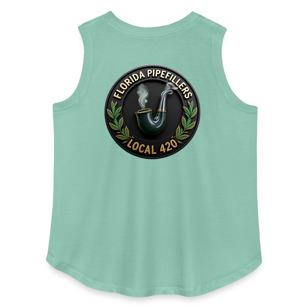 FLORIDA PIPEFILLERS LOCAL 420 F/B DESIGN Women's Curvy Relaxed Tank Top - saltwater