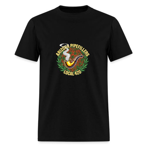 ARIZONA PIPEFILLERS LOCAL 420 MEN'S T-Shirt - black
