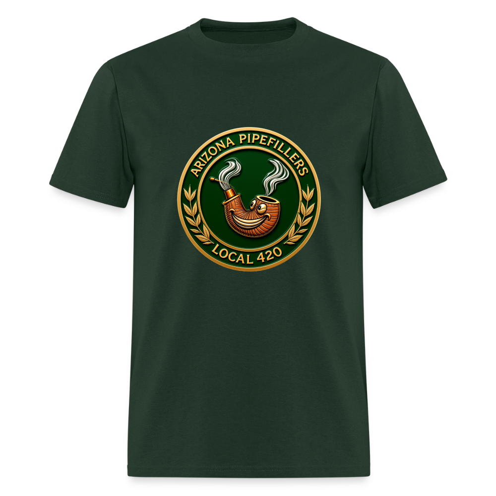 ARIZONIA PIPEFILLERS LOCAL 420 F/B DESIGN Men's T-Shirt - forest green