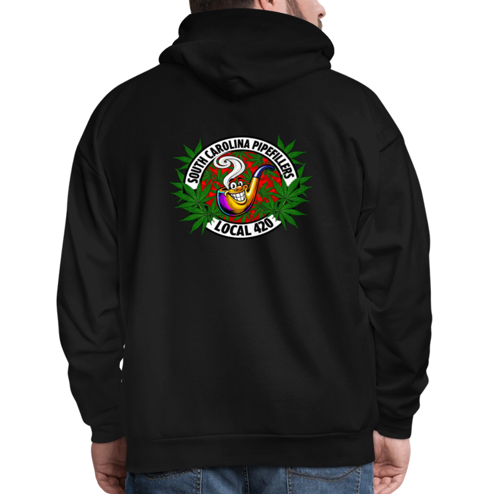 SOUTH CAROLINA PIPEFILLERS LOCAL 420 F/B DESIGN Men's Hoodie - black
