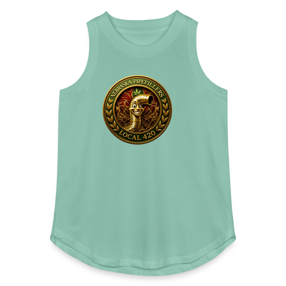 NEBRASKA PIPEFILLERS LOCAL 420 Women's Relaxed Tank Top - saltwater