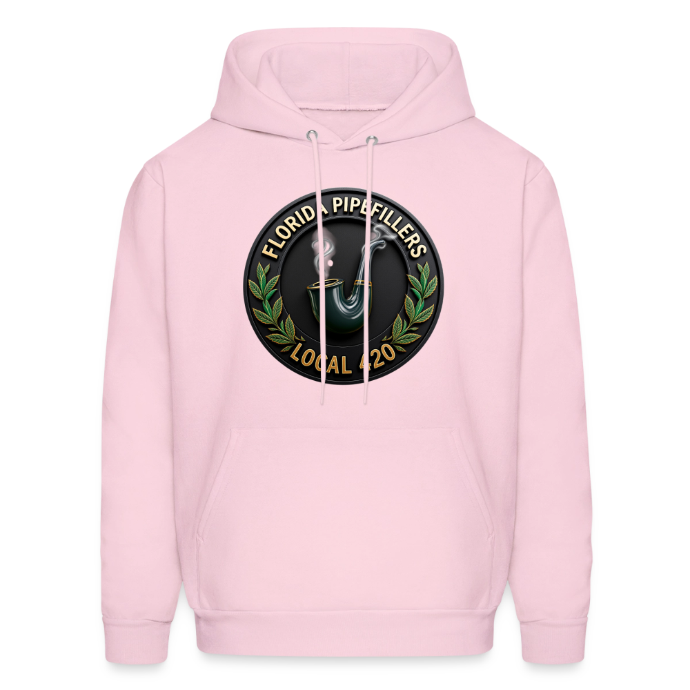 FLORIDA PIPEFILLERS LOCAL 420 F/B DESIGN Men's Hoodie - pale pink
