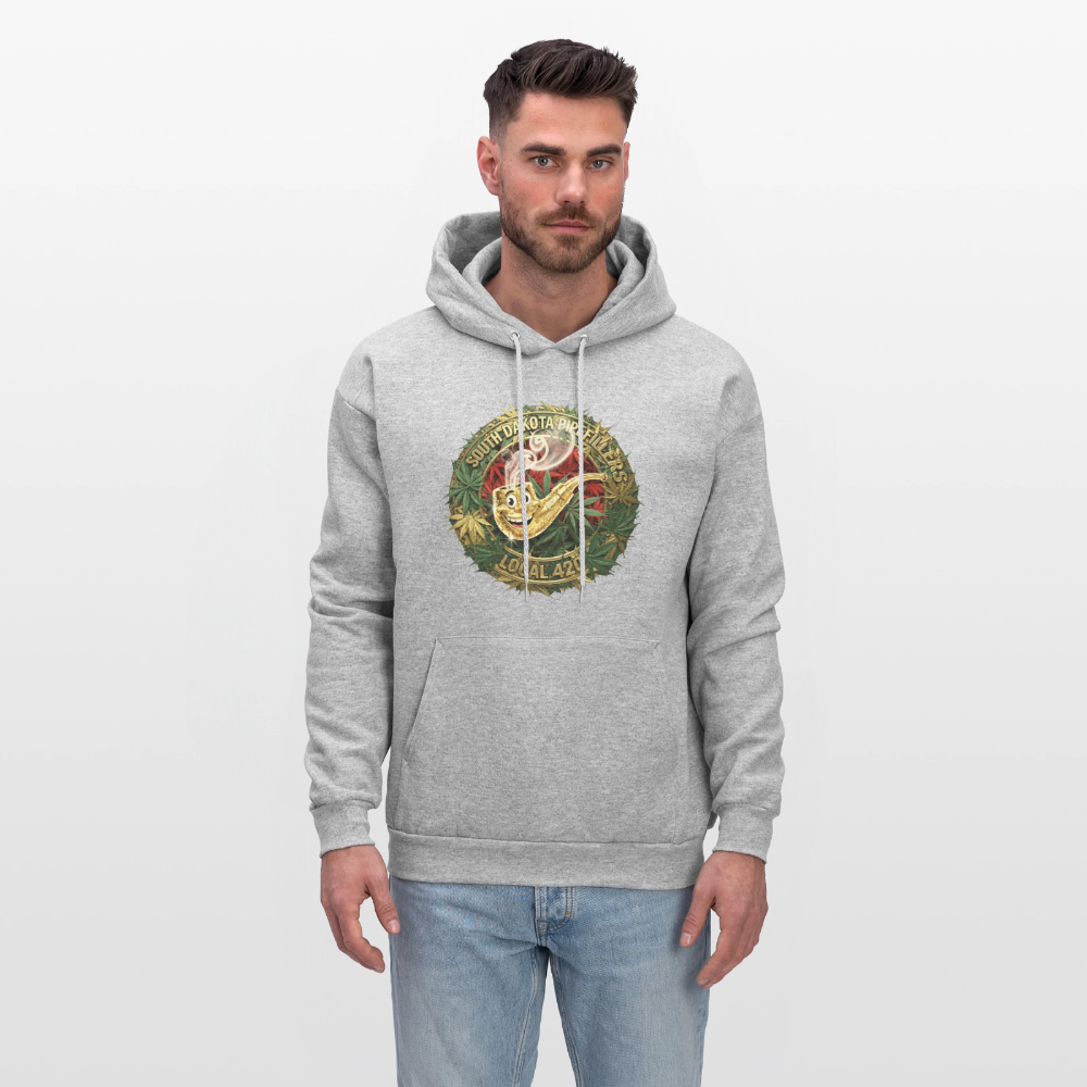 SOUTH DAKOTA PIPEFILLERS LOCAL 420 Men's  Hoodie - heather gray