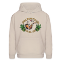 IOWA PIPEFILLERS LOCAL 420 Men's Hoodie - Sand