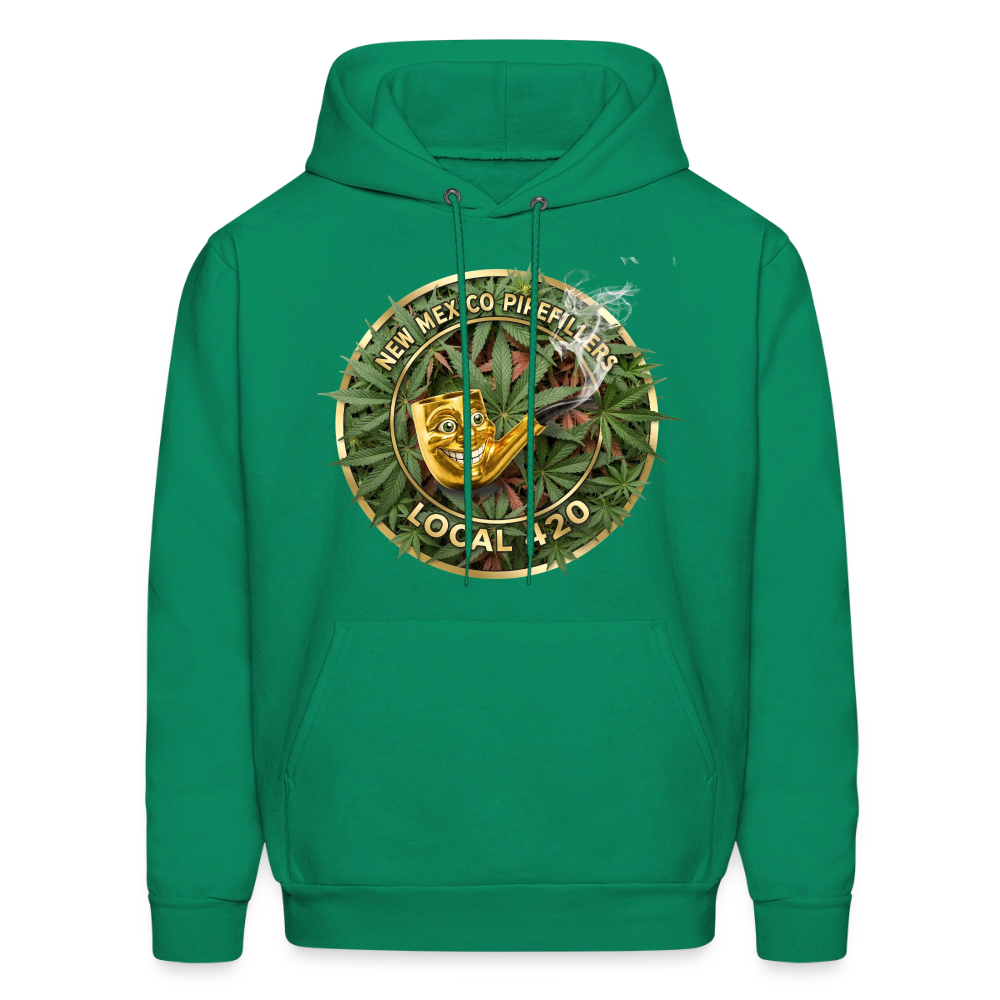 NEW MEXICO PIPEFILLERS LOCAL 420 Men's Hoodie - kelly green