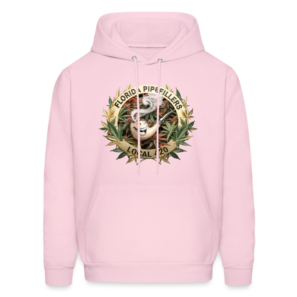 FLORIDA PIPEFILLERS LOCAL 420 F/B DESIGN Men's Hoodie - pale pink