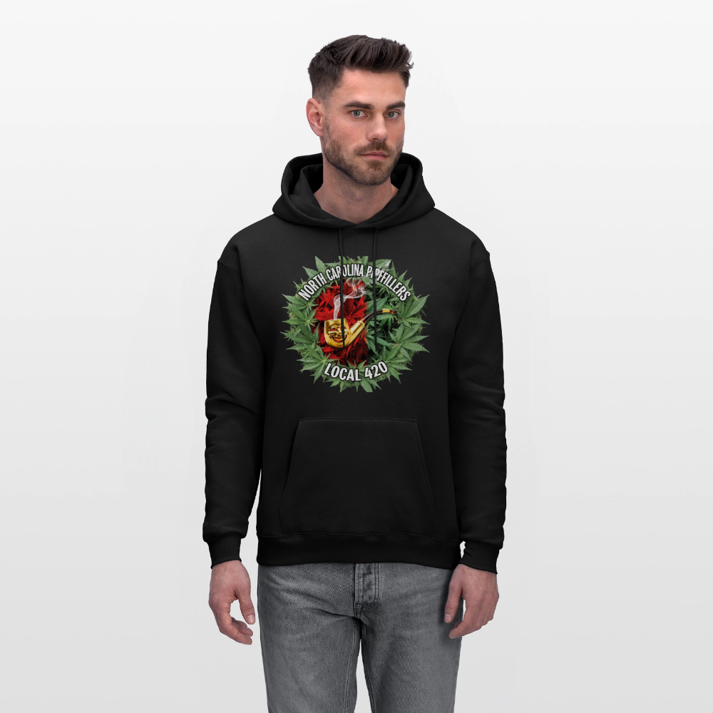 NORTH CAROLINA  PIPEFILLERS LOCAL 420 Men's Hoodie - black
