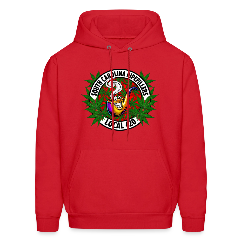SOUTH CAROLINA PIPEFILLERS LOCAL 420 F/B DESIGN Men's Hoodie - red