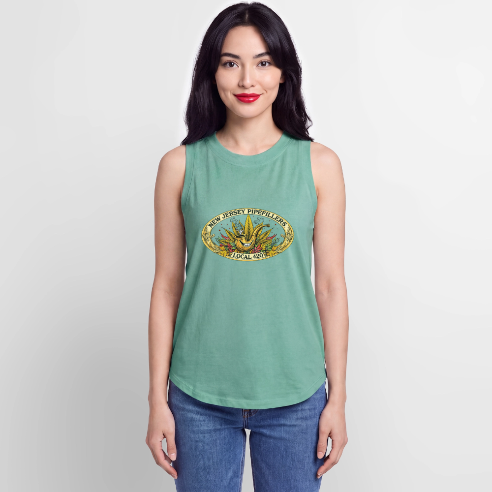 NEW JERSEY PIPEFILLERS LOCAL 420 Women's Relaxed Tank Top - saltwater