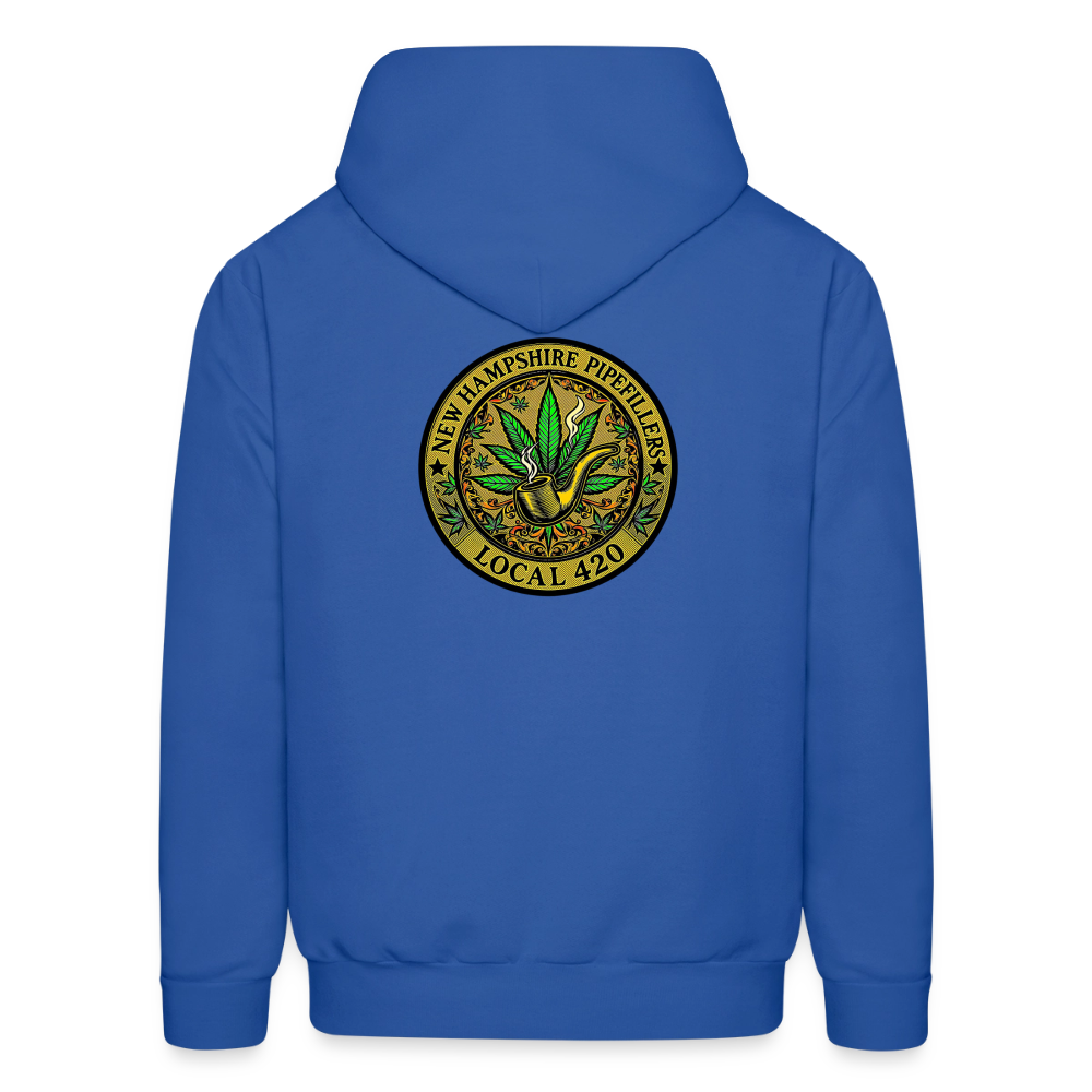 NEW HAMSHIRE PIPEFILLERS LOCAL 420 Men's Hoodie - royal blue