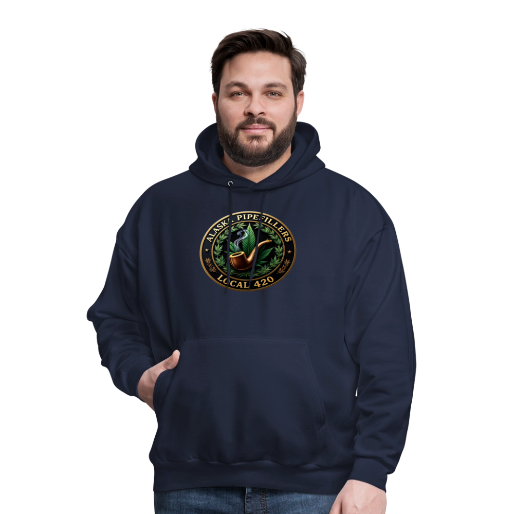 ALASKA PIPEFILLERS LOCAL 420 Men's Hoodie - navy