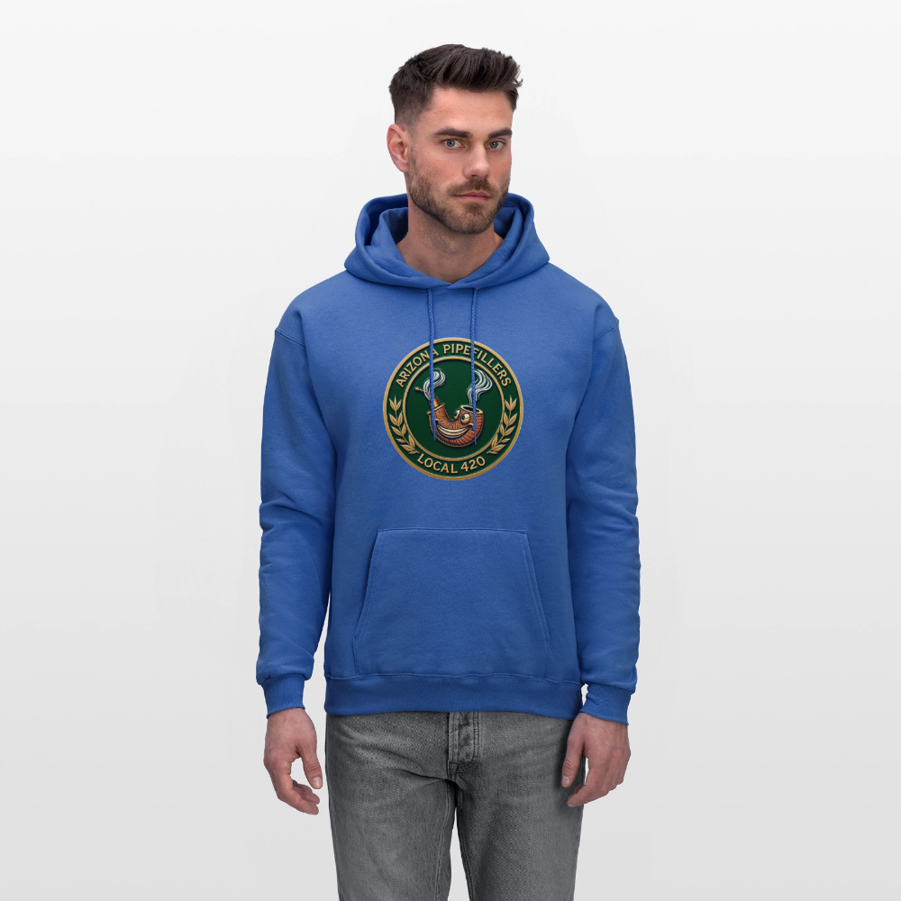 ARIZONIA PIPEFILLERS LOCAL 420 F/B DESIGN Men's Hoodie - royal blue