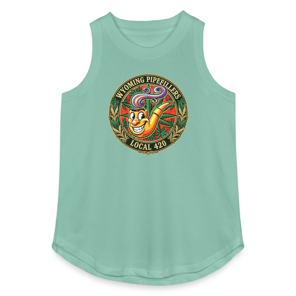 WYOMING PIPEFILLERS LOCAL 420 Women's Relaxed Tank Top - saltwater