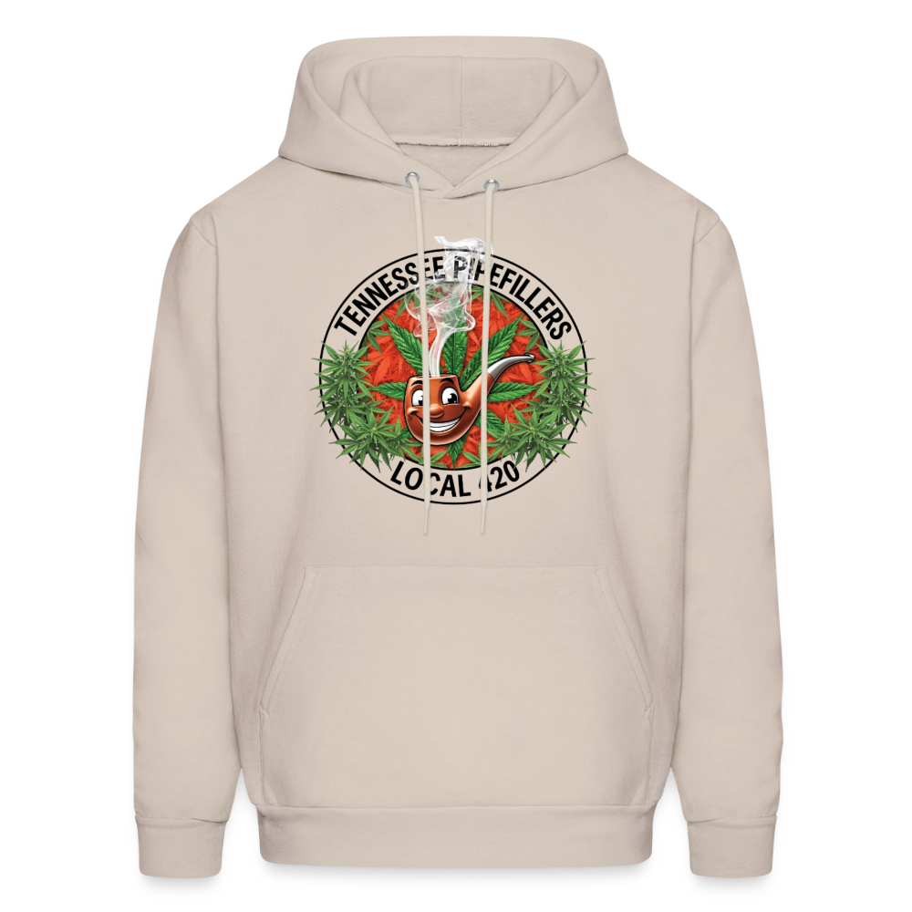 TENNESSEE PIPEFILLERS LOCAL 420 Men's Hoodie - Sand