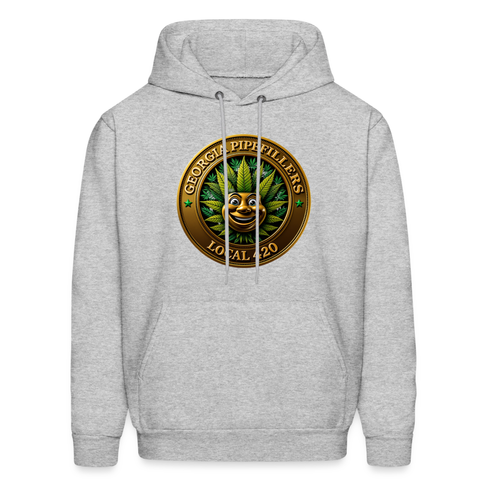 GEORGIA PIPEFILLERS LOCAL 420 Men's Hoodie - heather gray