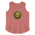 NEBRASKA PIPEFILLERS LOCAL 420 Women's Curvy Relaxed Tank Top - mauve