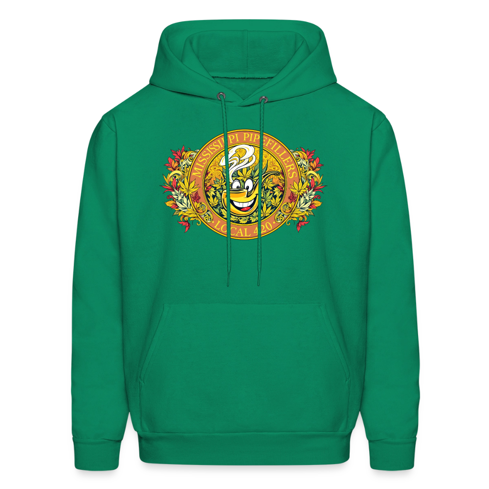 MISSISSIPPI PIPEFILLERS LOCAL 420 F/B DESIGNS Men's Hoodie - kelly green