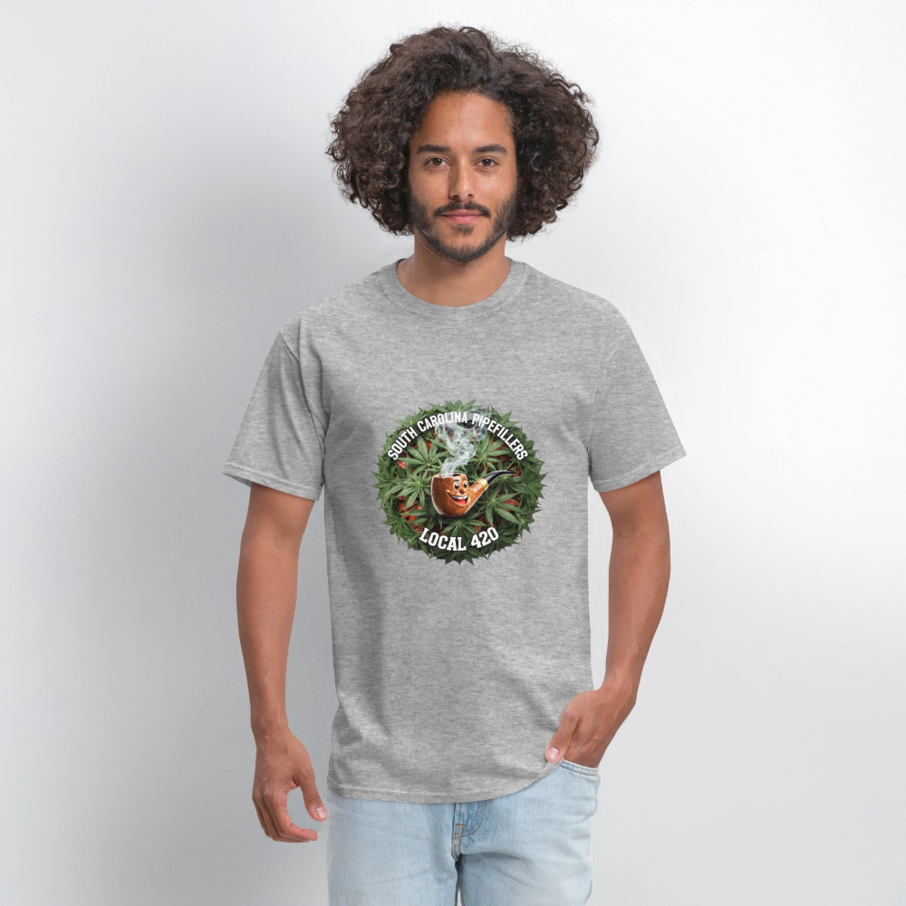 SOUTH CAROLINA PIPEFILLERS LOCAL 420 Men's T-Shirt - heather gray