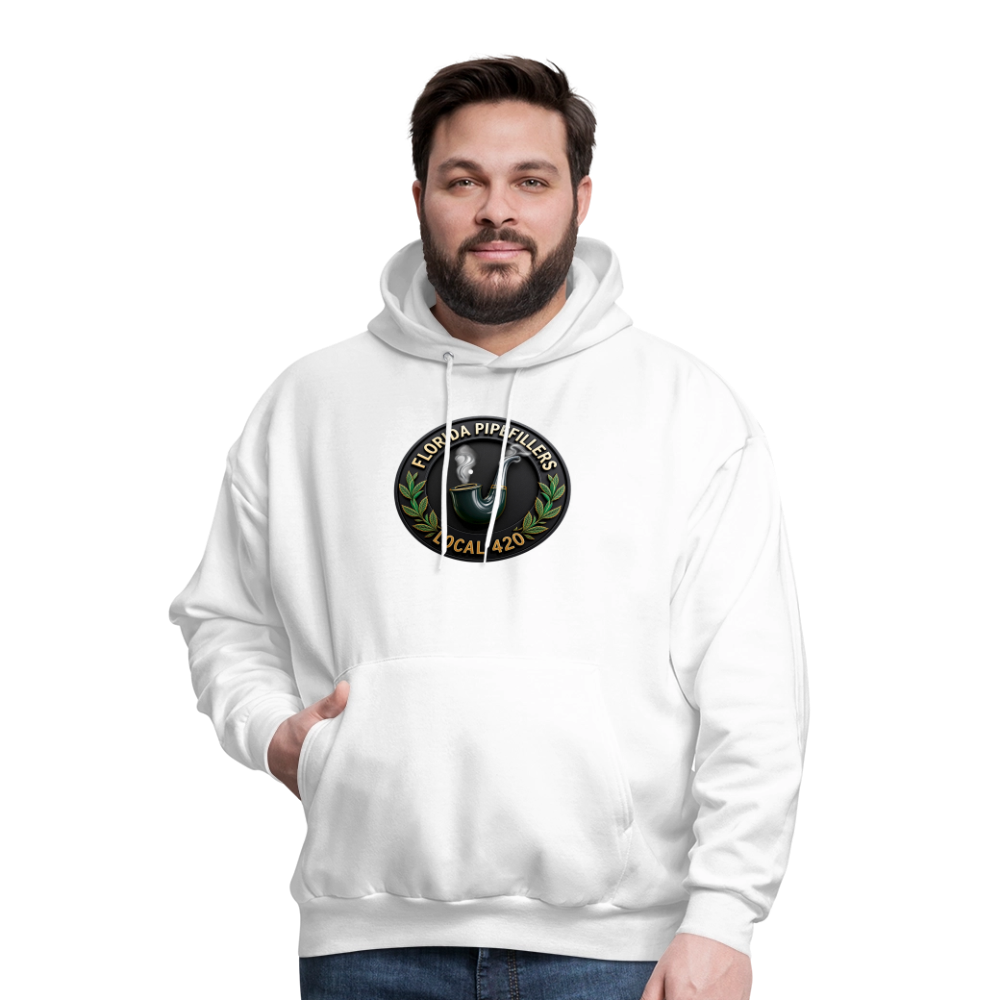 FLORIDA PIPEFILLERS LOCAL 420 Men's Hoodie - white