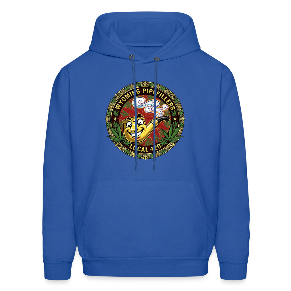 WYOMING PIPEFILLERS LOCAL 420 Men's Hoodie - royal blue