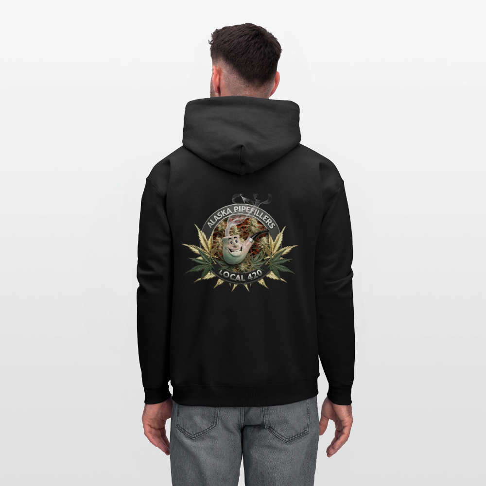 ALASKA  PIPEFILLERS LOCAL 420 F/B DESIGN Men's Hoodie - black