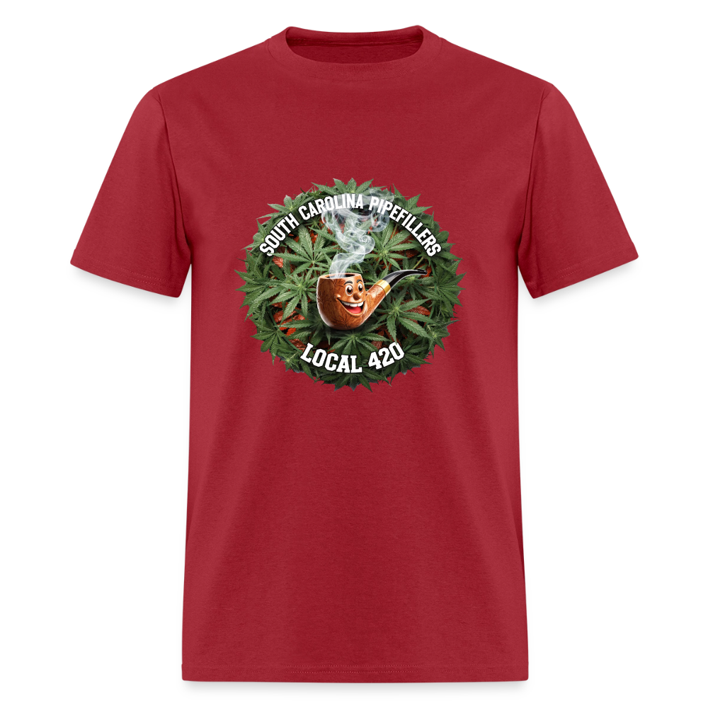 SOUTH CAROLINA PIPEFILLERS LOCAL 420 Men's T-Shirt - true red