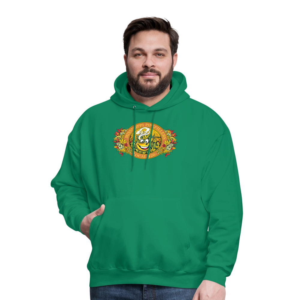 MISSISSIPPI PIPEFILLERS LOCAL 420 F/B DESIGNS Men's Hoodie - kelly green