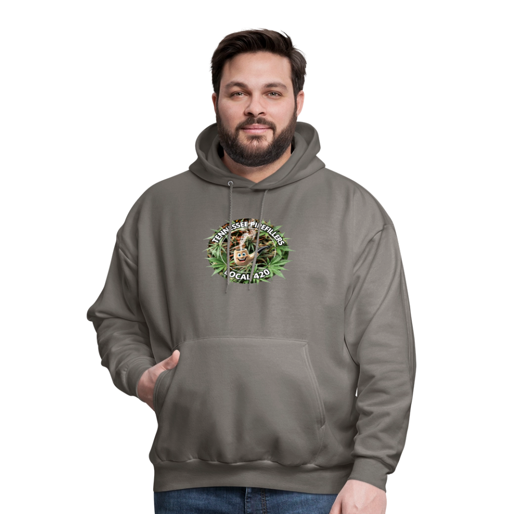 TENNESSEE PIPEFILLERS LOCAL 420 F/B DESIGN Men's  Hoodie - asphalt gray