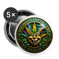LOUISIANA PIPEFILLERS LOCAL 420 Union Buttons small 1'' (5-pack) - white