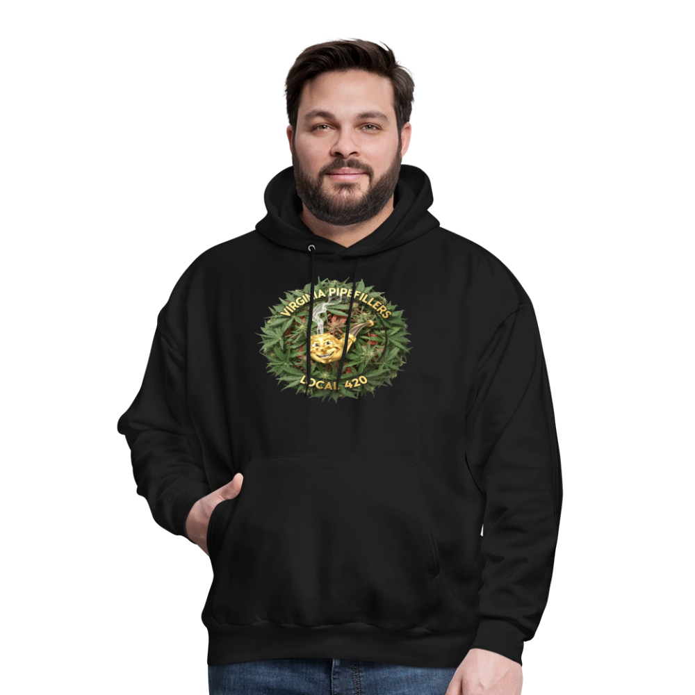 VIRGINIA PIPEFILLERS LOCAL 420 Men's Hoodie - black