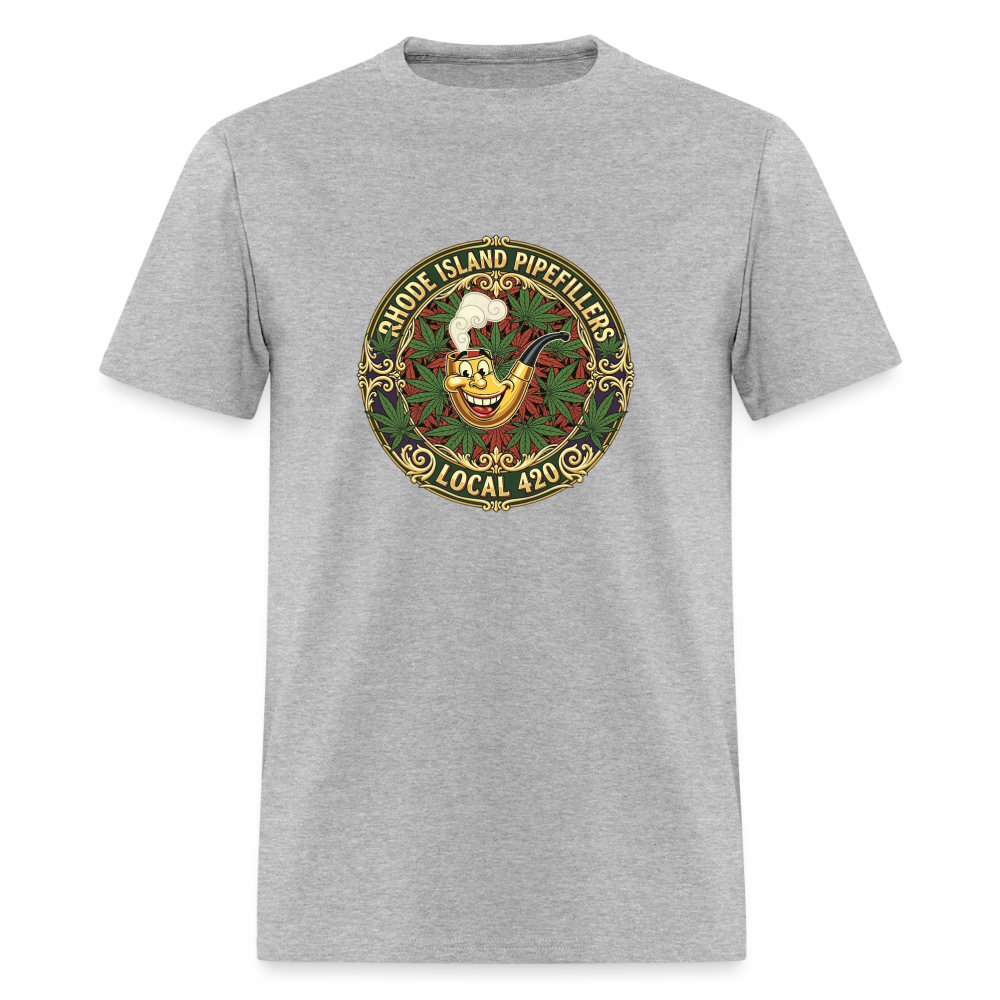 TEXAS PIPEFILLERS LOCAL 420 Men's T-Shirt - heather gray