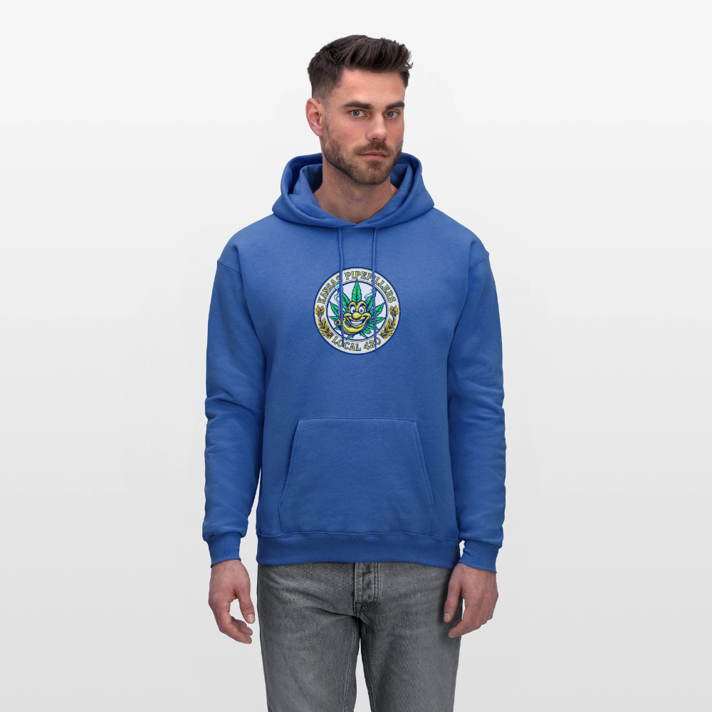 KANSAS PIPEFILLERS LOCAL 420 Men's Hoodie - royal blue