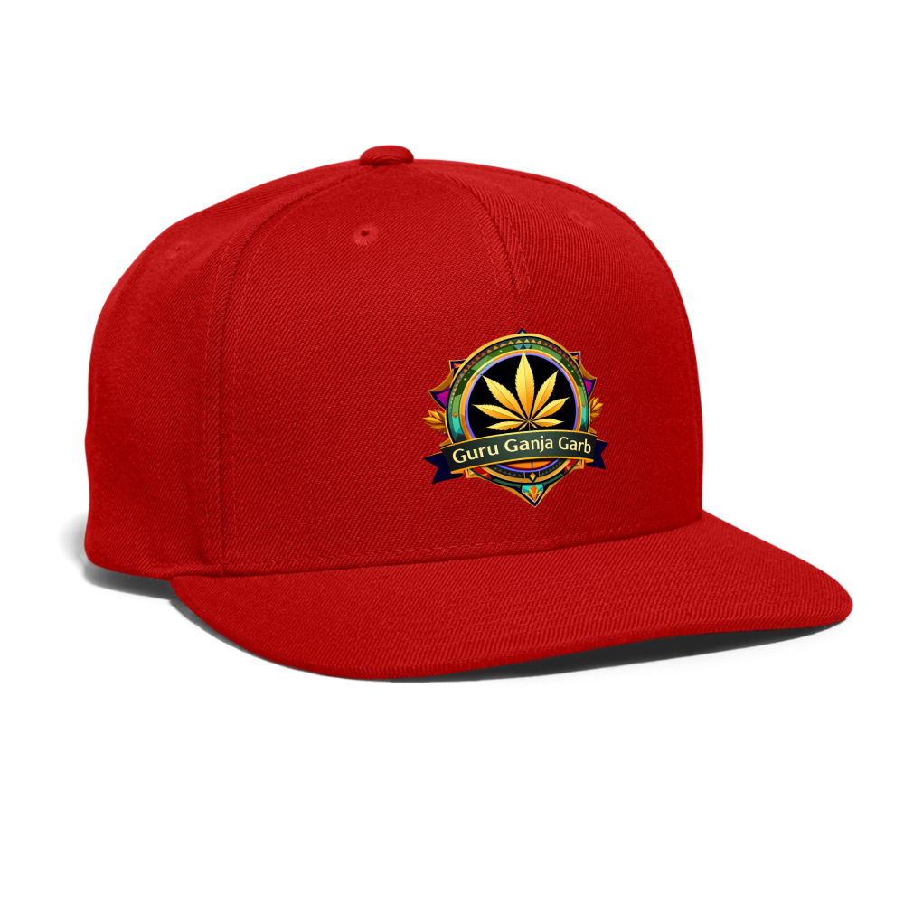 GURU GANJA GARB Snapback Baseball Cap - red