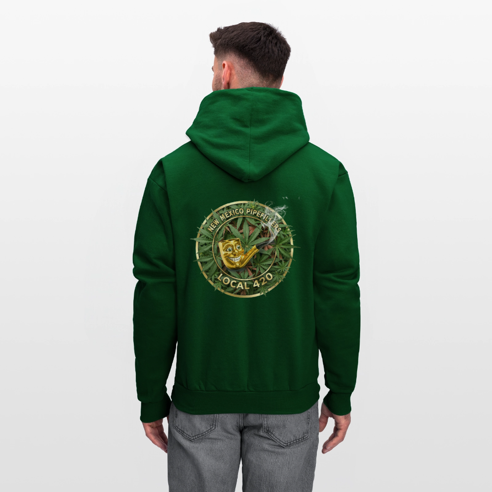 NEW MEXICO PIPEFILLERS LOCAL 420 Men's Hoodie - forest green